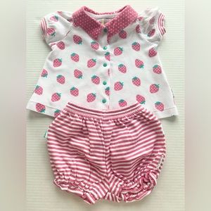 Gymboree Strawberry Fields Infant 3-6 months New NWT outfit
